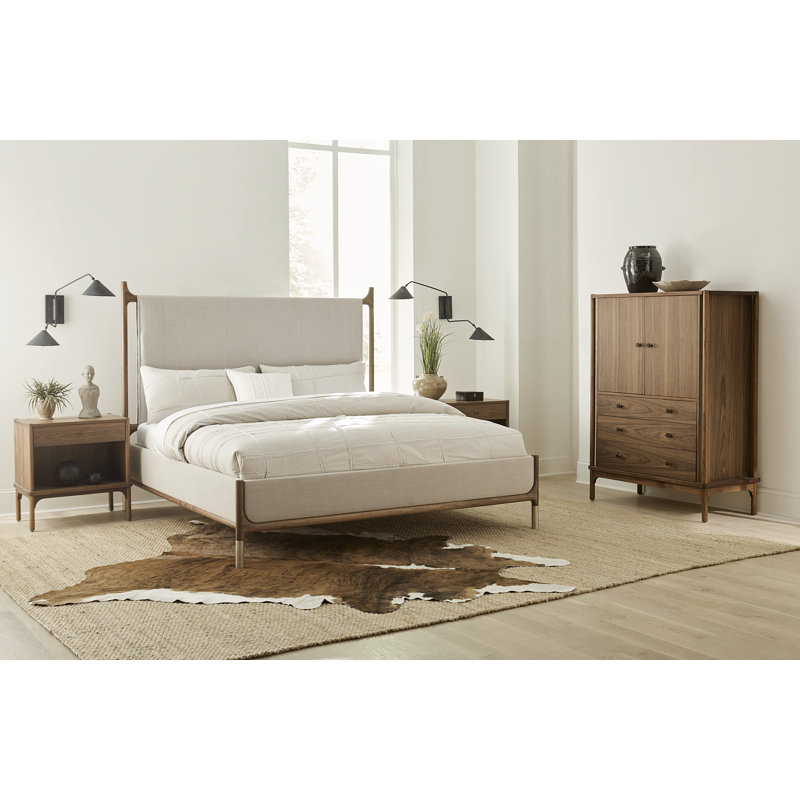 Walnut Grove Upholstered Bed, Queen