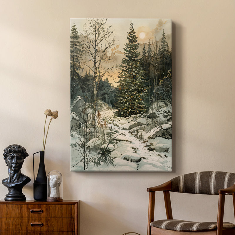 Art des fêtes de Noël DCxxxvi - galerie Cavas sur mesure, H 36 po x l 24 po