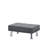 Upholstered 61.42 " L-Shaped Sofa Bed