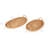 Decorative Handwoven 24" & 28" Oval Seagrass & Rattan Trays with Handles