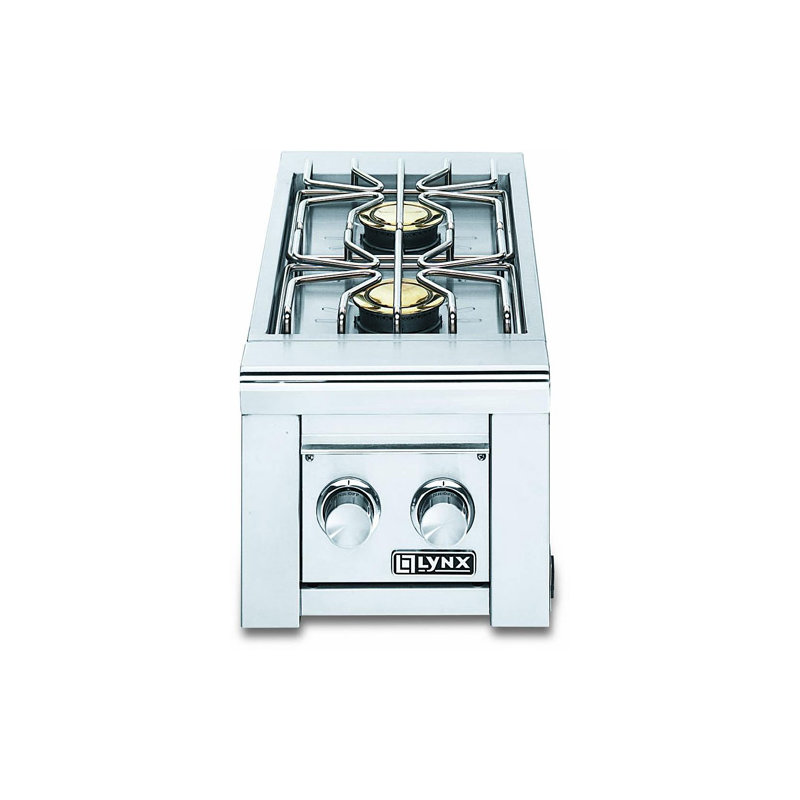 13'' Stainless Steel Drop-In Side Burner, Natural Gas
