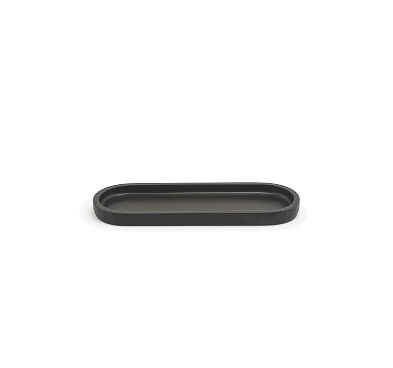 Plateau pour accessoires de salle de bain Miami, Chocolat