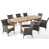Teak/Multibrown Frame / Beige Cushion