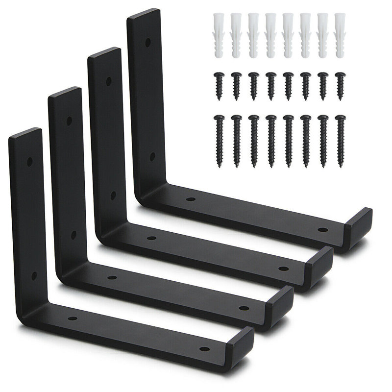 Gov Shelf Bracket Set, 6" H x 1.5" W x 7.5" D