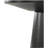 Jasper Ebony Black 20"W Round Console Table with Pedestal Base