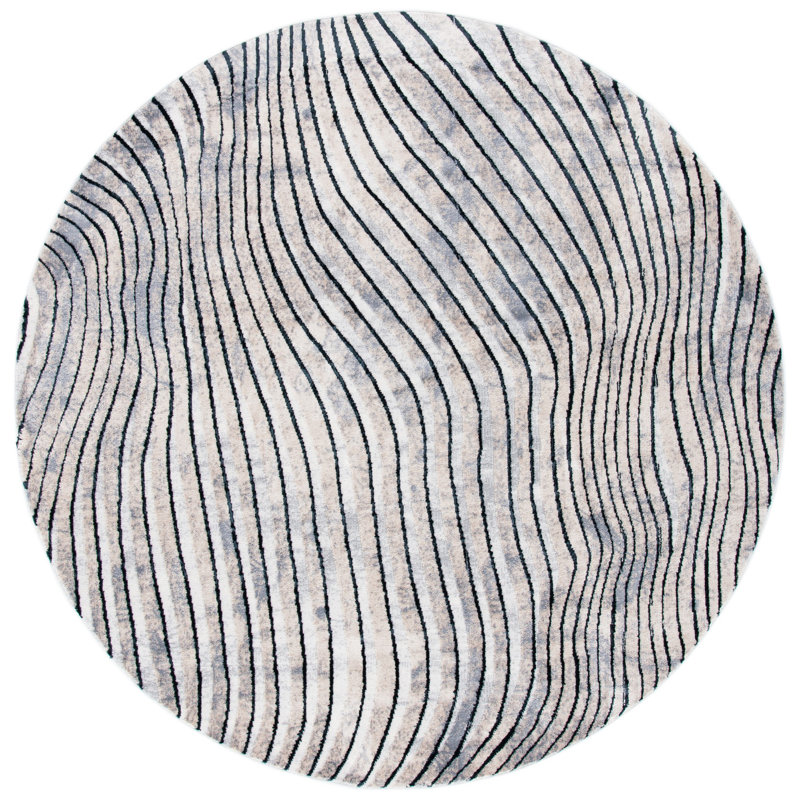 Ahnalise Performance Rug, Round 6'7"