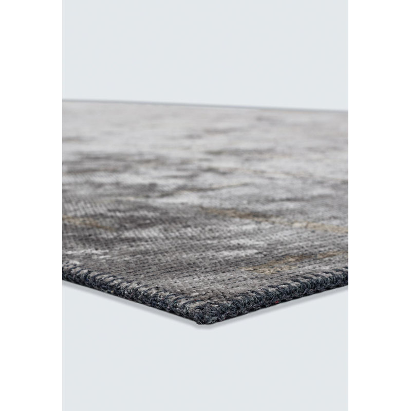 Modern Loose Abstract Stripes, Square 9'10"