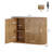 47.24” Sideboard Cabinet Buffet Storage Cabinet With 2 Doors