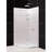 Prime 38" W x 38" D x 76.75" H Semi-Frameless Round Shower Enclosure with Base Included-39631268