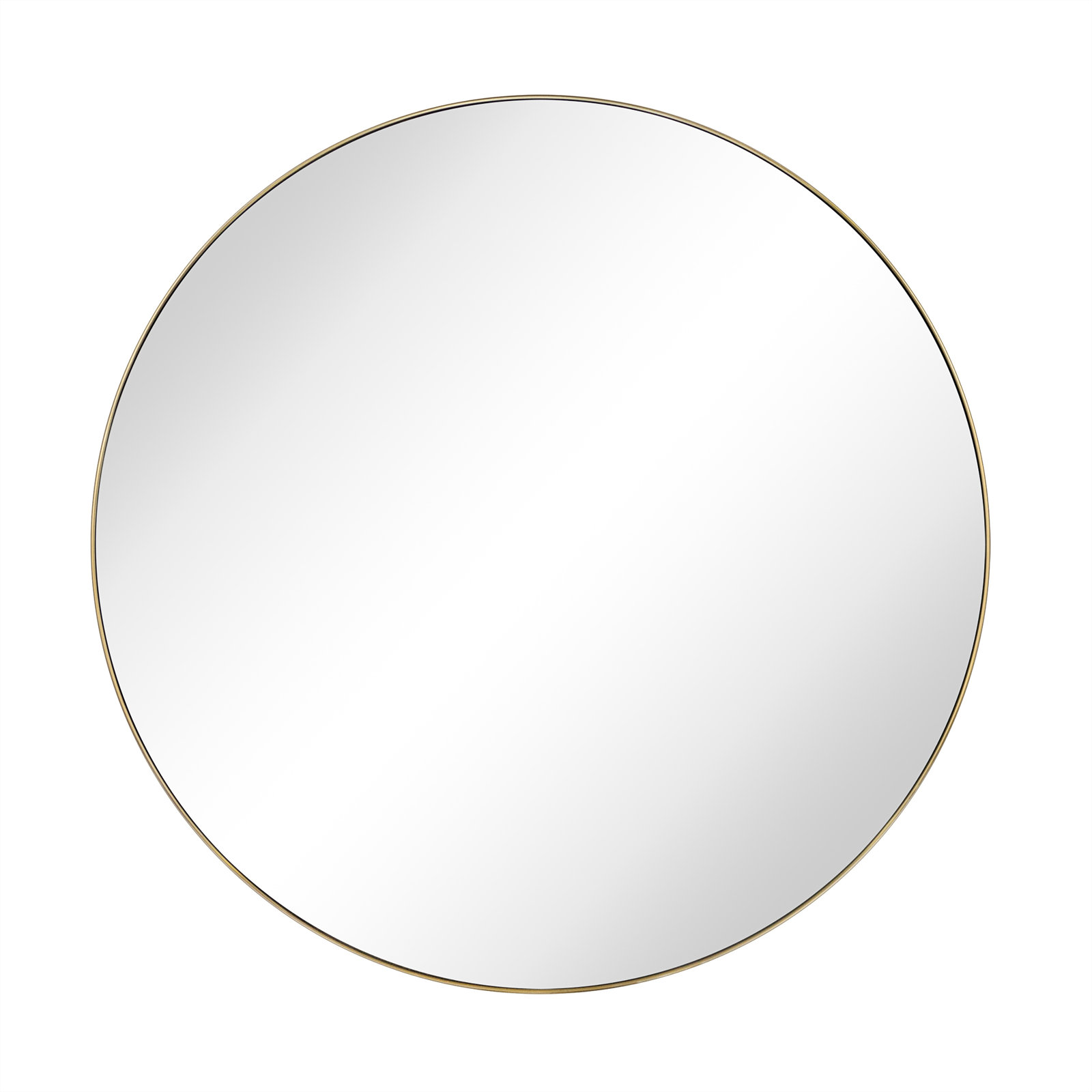 Seenaa Surface Medicine Cabinet, 24" x 24", Brushed Gold