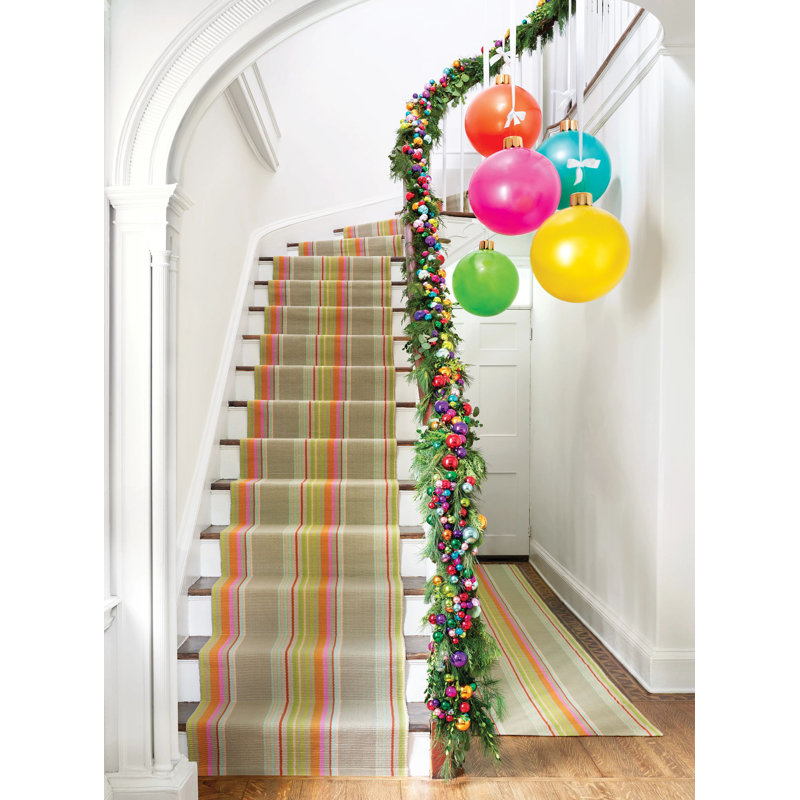 Stone Soup Handwoven Cotton Rug, Runner 2' x 8'