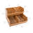 Bamboo Stackable Bin Organizer