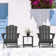 Wolak Plastic/Resin Folding Lightweight Adirondack Chair