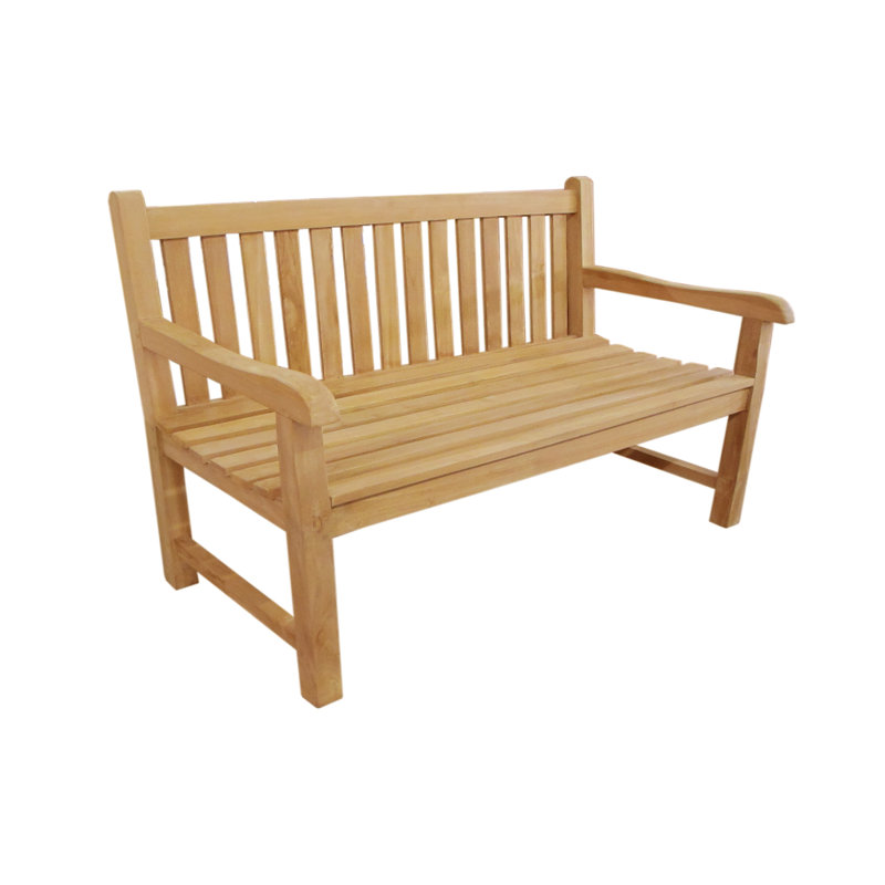Banc de jardin en bois Garcia, H 36 po x l 60 po x P 24 po
