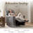 Inniss 31.7" Wide Genuine Leather Modern Power Recliner with Swivel and Glider-1615467