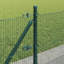Vidaxl Fence With Posts Steel-116797794-116797777