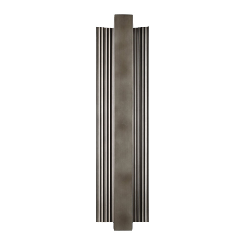 Applique murale d'extérieur à DEL 5ccT en bronze forgé 24 pouces Sebring, Bronze, H 24,25 po x l 6 po x P 4 po