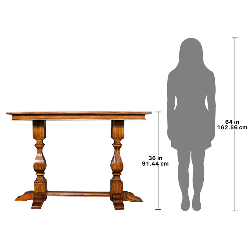 Merseyside 52'' Solid Wood Console Table