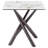 Newport Mirage White End Table