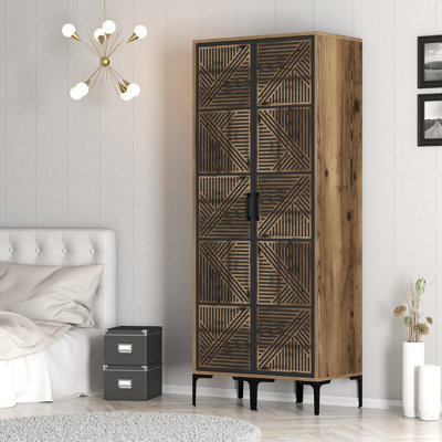 Heathrow Manufactured Wood Wardrobe