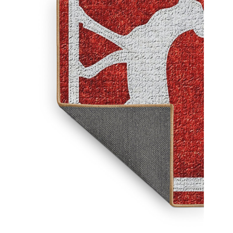 Tapis de noël zone rouge, Rectangle 2 pi x 3 pi