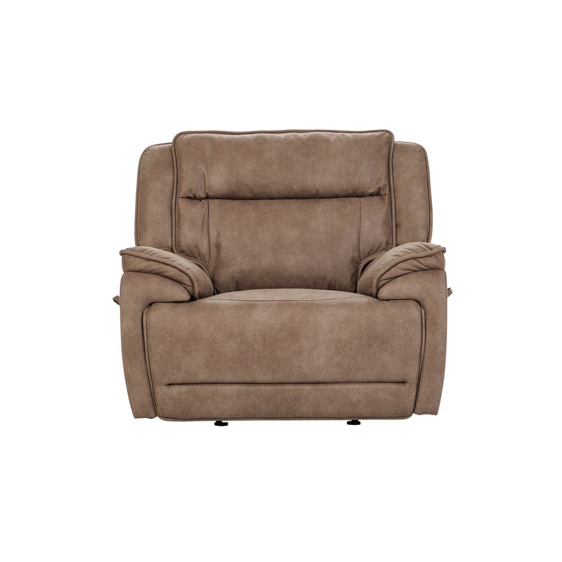 Fauteuil inclinable électrique oscillant Hochstetler, Derby Fauve, Derby fauve