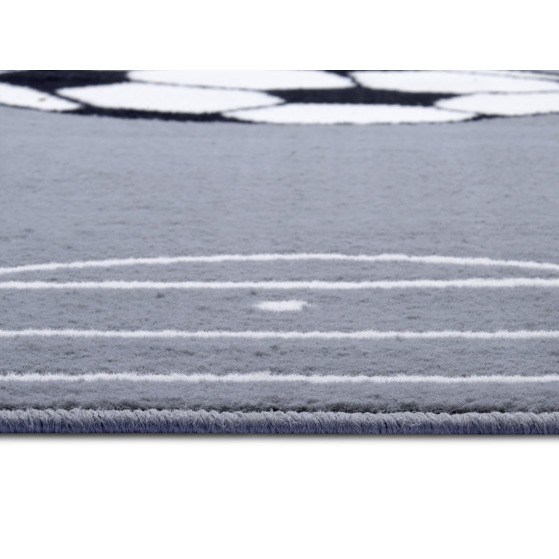 Estadio Mouse short pile children's rug, Rectangle 80 x 150cm