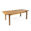 Table en bois extensible pour l'extérieur