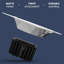 Luminaire encastré à DEL de 6 pouces Luxrit, régressé avec garniture carrée blanche, 22 W, 1800LM, 5CCT, faisceau 38 °, intensité variable, Twist-N-Lock, CRI90, ETL