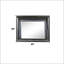 Miroir à finition grise avec DEL