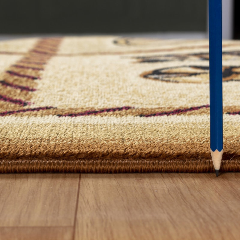 Couvre-tapis en polypropylène 5 pi 3 po x 7 pi 3 po Tribe Gcyls4010 3 po 7 tapis de sol, salle de bain, Rectangle 5'4" x 7'3"