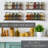 Wall Mounted Spice Racks Set Of 4