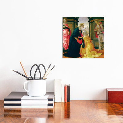 The Visitation, 1491 by Domenico Ghirlandaio - Wrapped Canvas Painting