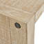 Console moderne en bois massif avec rangement