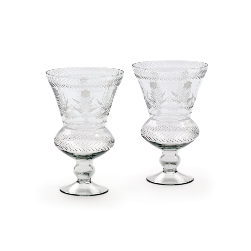 Bougie ouragan en verre