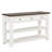 48" Solid Pine Wood Top Console Table, Modern Entryway Sofa Side Table With 3-Storage Drawer And 2 Shelves-459121248