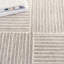 Tapis gris / ivoire en laine / coton touffeté à la main Niana-978321199