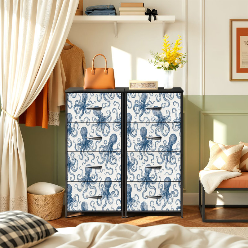 Commode de rangement verticale 4 tiroirs