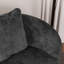 Fauteuil demi-tonneau pivotant en chenille Modern-481052767