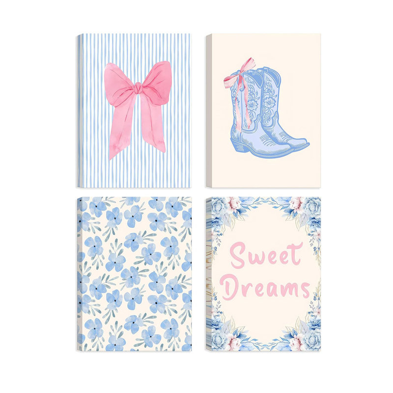 4 Piece Wrapped Canvas Print