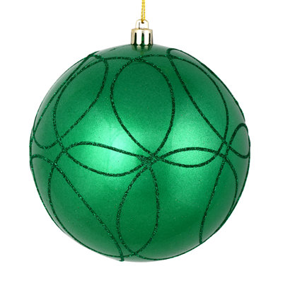 Ornement boule bonbon