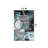 Fanton Modern Abstract Performance Gray/Ivory/Blue Area Rug-2047548049