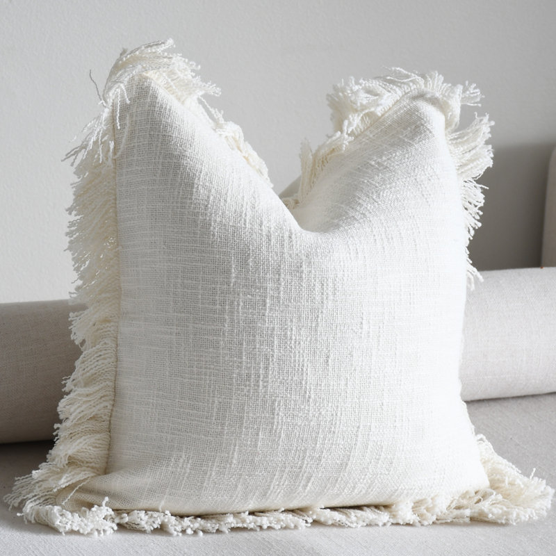  Throw Pillow, Ivory