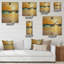 Horloge murale coucher de soleil à l'horizon-1063327711