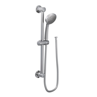 Pomme de douche coulissante complète éco-performante