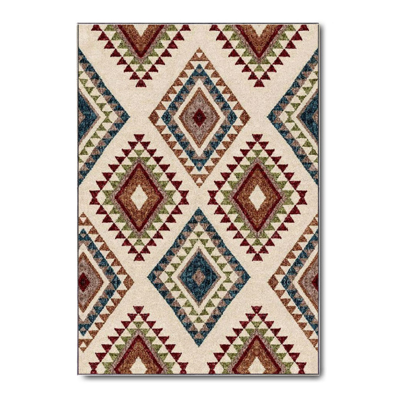 Tapis en coton Jan, Carré 6 pi 7 po