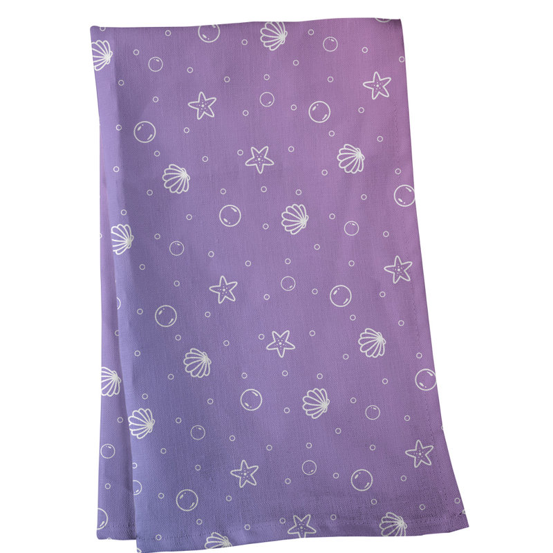 Tea Towel Kitchen Towel, Cotton Twill, Light Purple