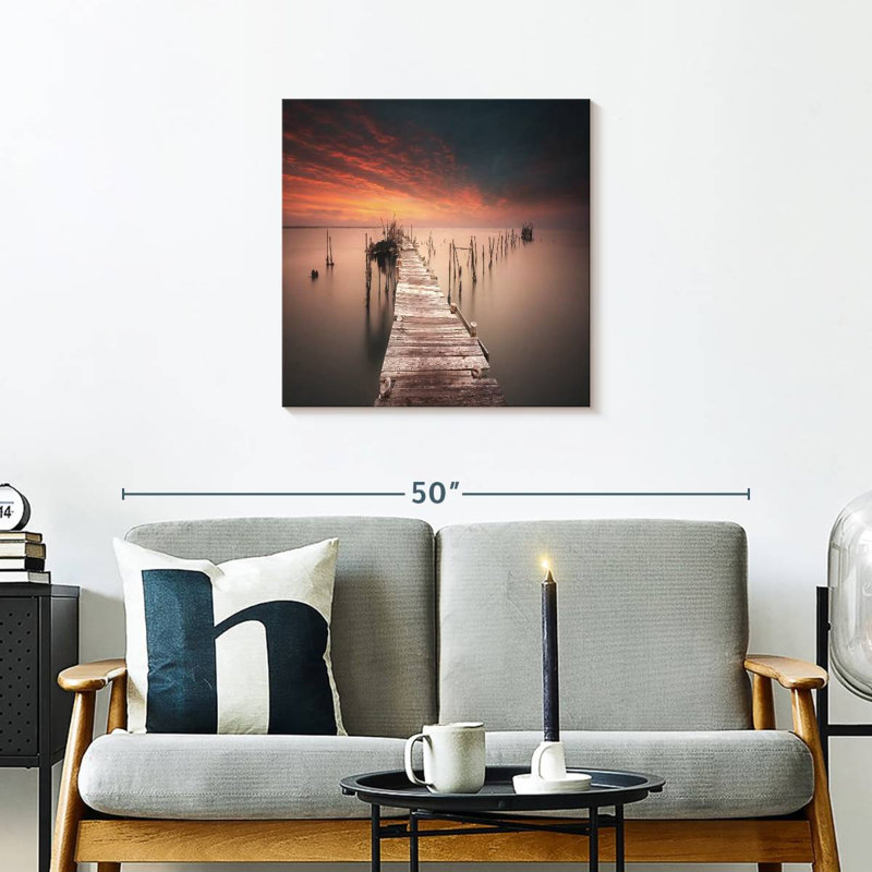 Aletra Sunset At Comporta Dock, 24" H x 24" W