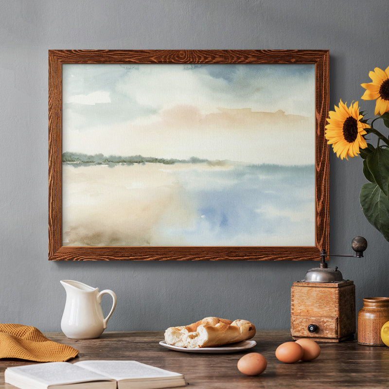 " Simple Sea ", 14" H x 20" W, Maple