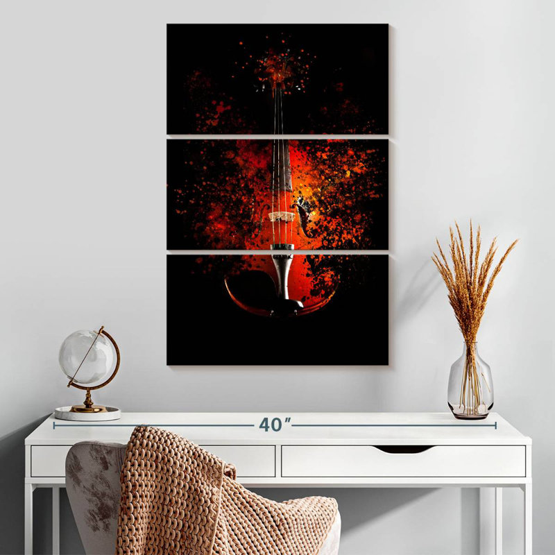 Abarca Dispersion Effect Violin, 32" H x 20" W